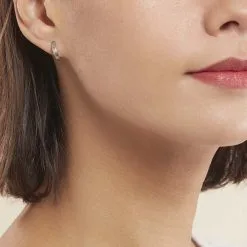 Histoire D'Or Créoles Ananas Or Blanc -Boucles d'oreilles Bracelet Soldes B3OFJZW797 model0