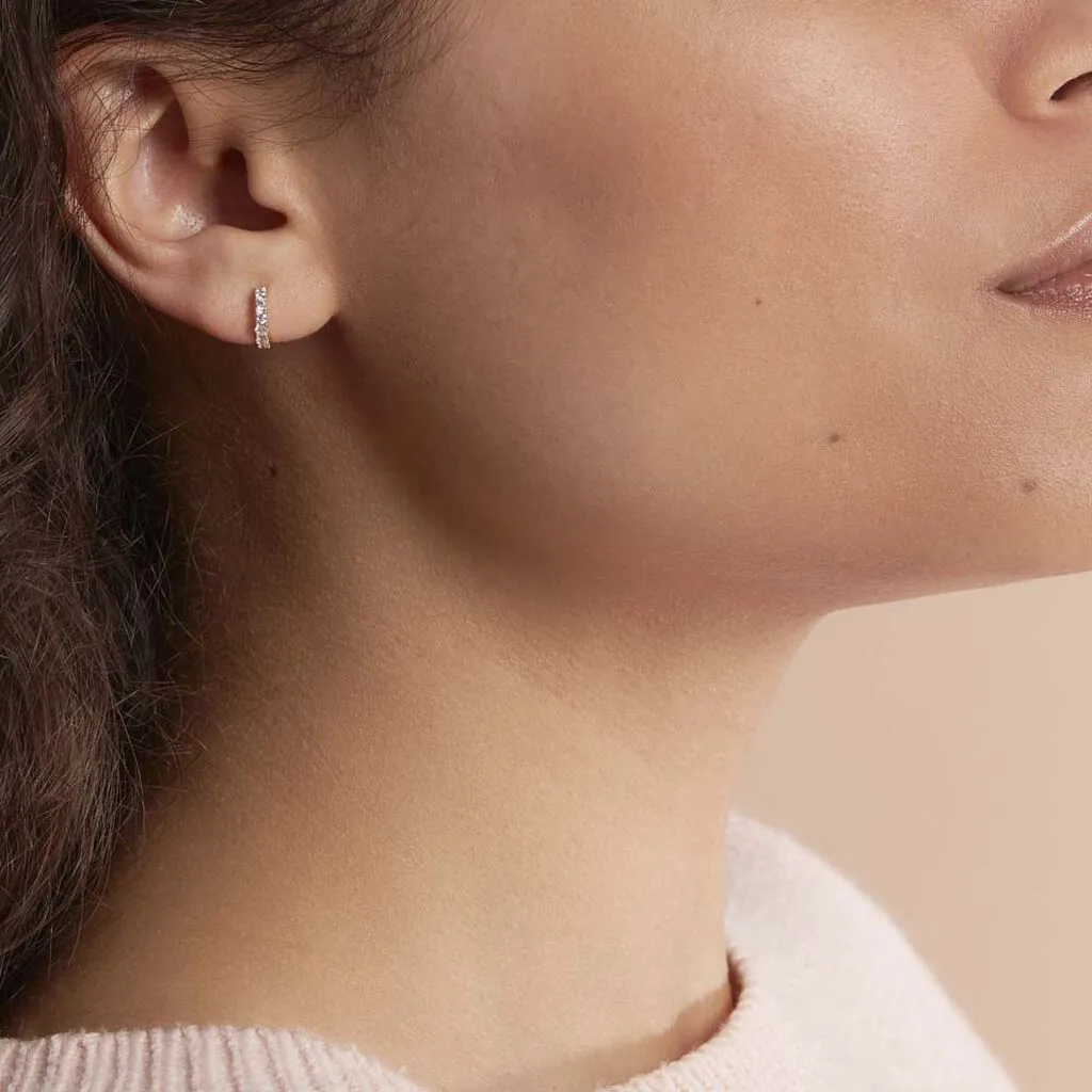 Histoire D'Or Créoles Andgelina Rondes Or Jaune Oxyde De Zirconium 6 Histoire D'Or Créoles Andgelina Rondes Or Jaune Oxyde De Zirconium – Image 4