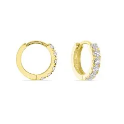 Histoire D'Or Créoles Andgelina Rondes Or Jaune Oxyde De Zirconium 7 Histoire D'Or Créoles Andgelina Rondes Or Jaune Oxyde De Zirconium -Boucles d'oreilles Bracelet Soldes B3OFJZW814 view1