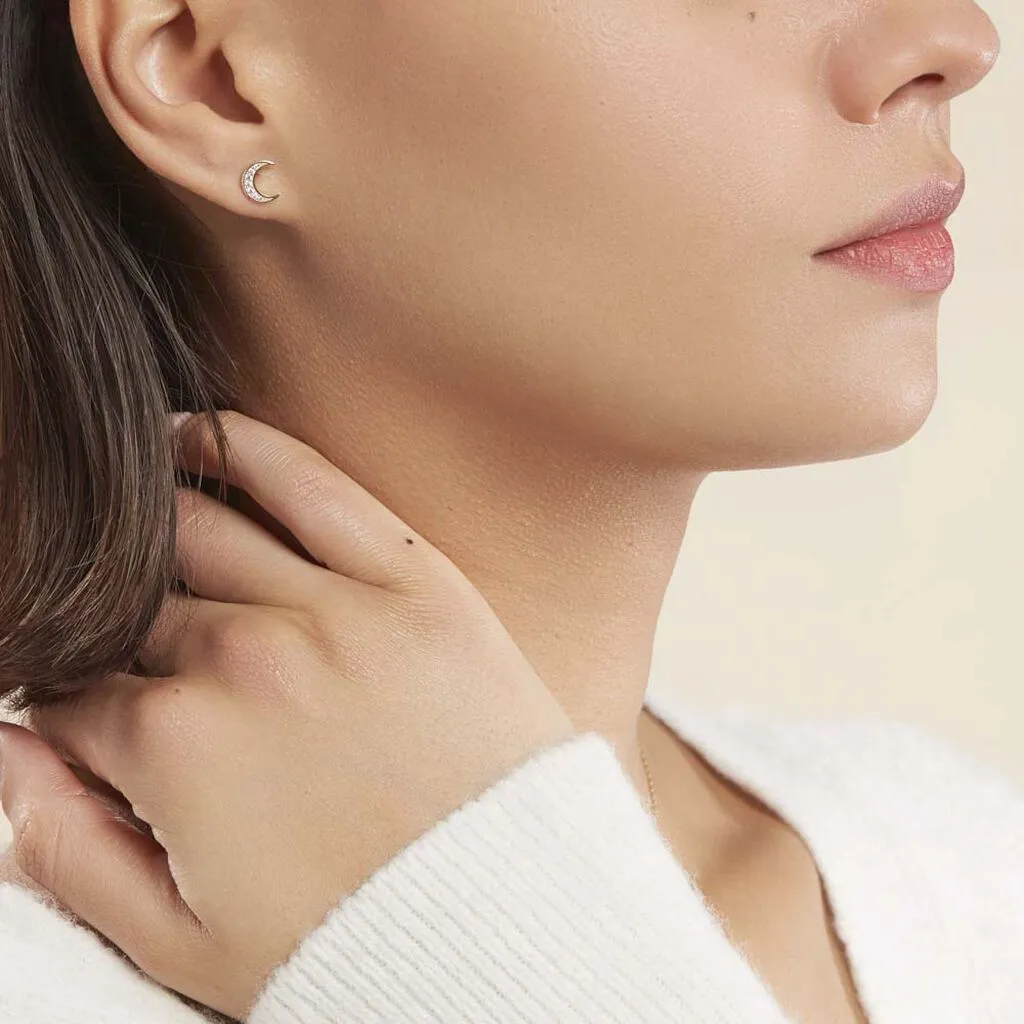 Histoire D'Or Boucles D'oreilles Pendantes Francoise-marie Lune Or Jaune Oxyde 6 Histoire D'Or Boucles D'oreilles Pendantes Francoise-marie Lune Or Jaune Oxyde – Image 4