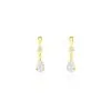 Histoire D'Or Boucles D'oreilles Pendantes Goutte Or Jaune Oxyde De Zirconium -Boucles d'oreilles Bracelet Soldes B3OFJZW833 master