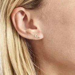 Histoire D'Or Boucles D'oreilles Or Jaune Vienne Oxydes -Boucles d'oreilles Bracelet Soldes B3OFJZW904 model0