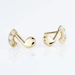 Histoire D'Or Boucles D'oreilles Or Jaune Vienne Oxydes -Boucles d'oreilles Bracelet Soldes B3OFJZW904 view2
