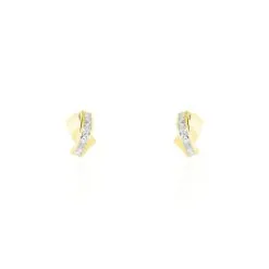 Histoire D'Or Demi Créoles Griselidis Or Jaune Oxyde