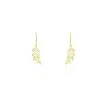 Histoire D'Or Boucles D'oreilles Pendantes Or Jaune Nahia Oxydes De Zirconium