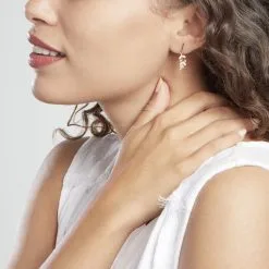 Histoire D'Or Boucles D'oreilles Pendantes Or Jaune Nahia Oxydes De Zirconium -Boucles d'oreilles Bracelet Soldes B3OFJZW933 model0