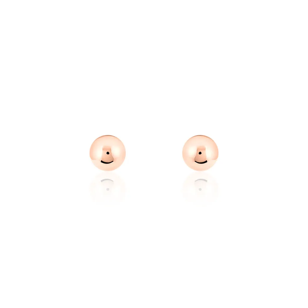 Histoire D'Or Boucles D'oreilles Puces Fidelia Boule Or Rose 3 Histoire D'Or Boucles D'oreilles Puces Fidelia Boule Or Rose