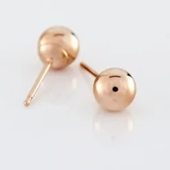Histoire D'Or Boucles D'oreilles Puces Fidelia Boule Or Rose 8 Histoire D'Or Boucles D'oreilles Puces Fidelia Boule Or Rose -Boucles d'oreilles Bracelet Soldes B3OFRW0024 view2
