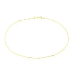 Histoire D'Or Chaîne De Cheville Maille Singapour Or Jaune
