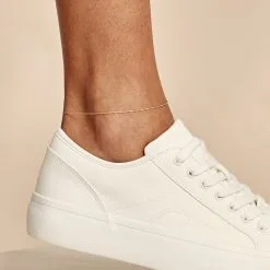 Histoire D'Or Chaîne De Cheville Maille Singapour Or Jaune -Boucles d'oreilles Bracelet Soldes B3ZFJW0376 model0