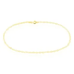 Histoire D'Or Chaîne De Cheville Maille Soleil Or Jaune