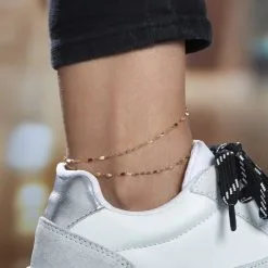 Histoire D'Or Chaîne De Cheville Zaig Or Jaune -Boucles d'oreilles Bracelet Soldes B3ZFJW0407 model0