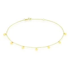 Histoire D'Or Chaine De Cheville Or Jaune Eleonora