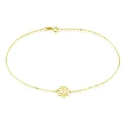 Histoire D'Or Chaîne De Cheville Or Jaune Nevia