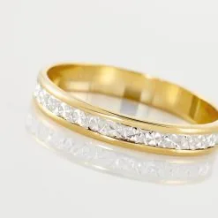 Histoire D'Or Alliance Laura Diamantee Ruban Plat Or Bicolore -Boucles d'oreilles Bracelet Soldes B7AM2W0613 view3