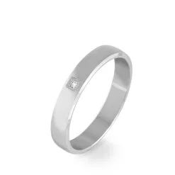 Histoire D'Or Alliance Celeste Or Blanc Diamant