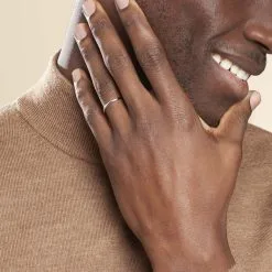 Histoire D'Or Alliance Aphrodite Demi Jonc Bombe Or Blanc -Boucles d'oreilles Bracelet Soldes B7AMBW0113 model2