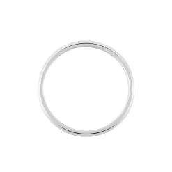 Histoire D'Or Alliance Aphrodite Demi Jonc Bombe Or Blanc -Boucles d'oreilles Bracelet Soldes B7AMBW0113 view2