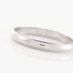 Histoire D'Or Alliance Meredithe Demi Jonc Classique Or Blanc -Boucles d'oreilles Bracelet Soldes B7AMBW0614 view3