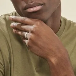 Histoire D'Or Alliance Zeus Ruban Plat Or Blanc -Boucles d'oreilles Bracelet Soldes B7AMBW0641 model1