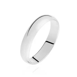 Histoire D'Or Alliance Aphrodite Demi Jonc Bombé Or Jaune