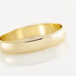 Histoire D'Or Alliance Bastian Demi Jonc Classique Or Jaune -Boucles d'oreilles Bracelet Soldes B7AMJW0652 view3