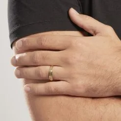 Histoire D'Or Alliance Laurette Ruban Plat Or Jaune -Boucles d'oreilles Bracelet Soldes B7AMJW0791 model1