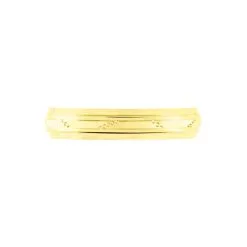 Histoire D'Or Alliance Laurette Ruban Plat Or Jaune -Boucles d'oreilles Bracelet Soldes B7AMJW0791 view1