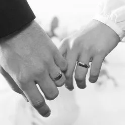 Histoire D'Or Alliance Aphrodite Demi Jonc Bombé Or Jaune -Boucles d'oreilles Bracelet Soldes B7AMJW0897 model0