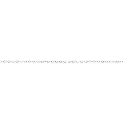 Histoire D'Or Chaîne Igoa Maille Forçat Diamantee Or Blanc