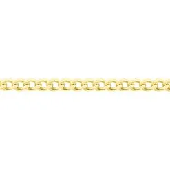 Histoire D'Or Chaîne Igoa Maille Forçat Diamantee Or Jaune