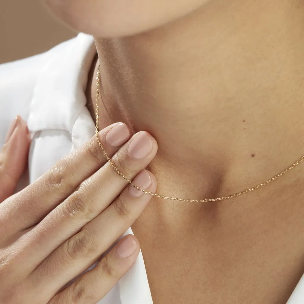 Histoire D'Or Chaîne Igoa Maille Forçat Diamantee Or Jaune 8 Histoire D'Or Chaîne Igoa Maille Forçat Diamantee Or Jaune – Image 6