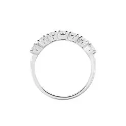 Histoire D'Or Demi-alliance Eloisa Or Blanc Diamants Synthétique 10 Histoire D'Or Demi-alliance Eloisa Or Blanc Diamants Synthétique -Boucles d'oreilles Bracelet Soldes B7DFAJW099 view2