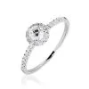 Histoire D'Or Bague Solitaire Lena Or Blanc Diamant
