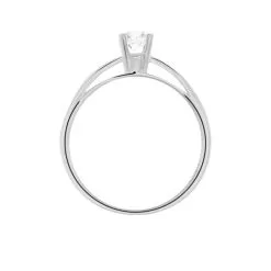 Histoire D'Or Bague Solitaire Celina Or Blanc Diamant -Boucles d'oreilles Bracelet Soldes B7DFBDW30Z view2