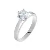 Histoire D'Or Bague Solitaire Natalia Or Blanc Diamant Synthetique