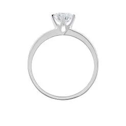 Histoire D'Or Bague Solitaire Natalia Or Blanc Diamant Synthetique -Boucles d'oreilles Bracelet Soldes B7DFBJW024 view2