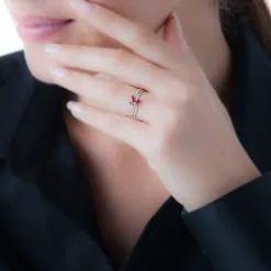 Histoire D'Or Bague Maura Or Blanc Quartz Et Diamant 7 Histoire D'Or Bague Maura Or Blanc Quartz Et Diamant -Boucles d'oreilles Bracelet Soldes B7DFBQM245 model0