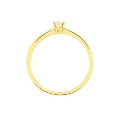 Histoire D'Or Bague Solitaire Orleane Or Jaune Diamant -Boucles d'oreilles Bracelet Soldes B7DFJDW12T view2