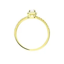 Histoire D'Or Bague Solitaire Barbara Or Jaune Diamant -Boucles d'oreilles Bracelet Soldes B7DFJDW1AM view2