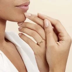 Histoire D'Or Bague Solitaire Victoria Or Jaune Diamant -Boucles d'oreilles Bracelet Soldes B7DFJDW1QE model0