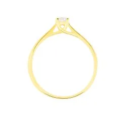 Histoire D'Or Bague Solitaire Victoria Or Jaune Diamant -Boucles d'oreilles Bracelet Soldes B7DFJDW1QE view2