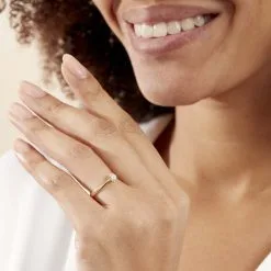 Histoire D'Or Bague Solitaire Victoria Or Jaune Diamant -Boucles d'oreilles Bracelet Soldes B7DFJDW1QI model1