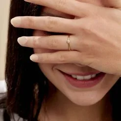 Histoire D'Or Bague Solitaire Samantha Or Jaune Diamant -Boucles d'oreilles Bracelet Soldes B7DFJDW2ER model3