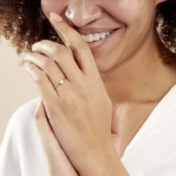 Histoire D'Or Bague Solitaire Samantha Or Jaune Diamant -Boucles d'oreilles Bracelet Soldes B7DFJDW2ET model1