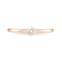Histoire D'Or Bague Solitaire Natalia Or Rose Diamant 7 Histoire D'Or Bague Solitaire Natalia Or Rose Diamant -Boucles d'oreilles Bracelet Soldes B7DFRDW1FC view1