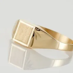 Histoire D'Or Chevalière Or Jaune -Boucles d'oreilles Bracelet Soldes B7HFJW0007 view3