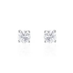 Histoire D'Or Boucles D'oreilles Puces 4 Griffes Or Blanc Diamant Synthetique 11 Histoire D'Or Boucles D'oreilles Puces 4 Griffes Or Blanc Diamant Synthetique -Boucles d'oreilles Bracelet Soldes B7OFBJW011 master
