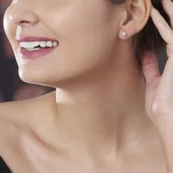 Histoire D'Or Boucles D'oreilles Puces Victoria Or Jaune Diamant -Boucles d'oreilles Bracelet Soldes B7OFJDW00R model0