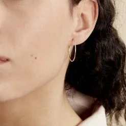 Histoire D'Or Créoles Dominae Or Jaune 15 Histoire D'Or Créoles Dominae Or Jaune -Boucles d'oreilles Bracelet Soldes B7OFJW00QK model1